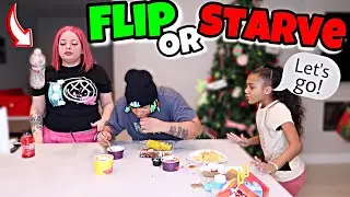 VLOGMAS DAY 12🎄FLIP THE BOTTLE OR STARVE CHALLENGE!