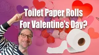 DIY Valentine&rsquo;s Day Garland | Easy Toilet Paper Roll Craft for Kids & Adults