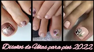 DISEÑOS DE UÑAS PARA PIES 2022 BONITOS Y FÁCIL💗 #uñas2022 #trendsnails #desingnails #UÑASPIES