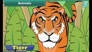 Edu@cartoon Class KG GK Animals