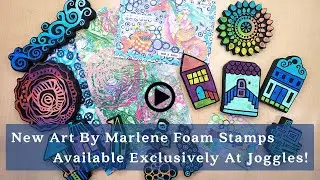 New Art By Marlene Foam Stamps Are Now Available At Joggles!