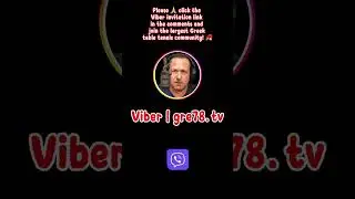 🏓 Join gre78.tv on VIBER &mdash; News Live Ping Pong Action! 🔥📲