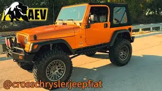 ВСЕГО 5 в мире! Jeep Wrangler TJ AEV в цвете &laquo;Имола-оранж&raquo; 🍊