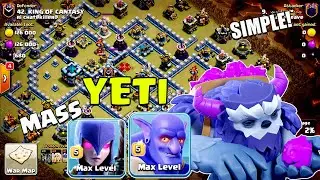 TH13 ATTACK 2020! YETI BOWITCH WITH SIEGE BARRACK ATTACK STRATEGY WAR BASE 3-STAR ( clash of clans )