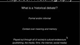 Napoleonic Historiography Pt 1