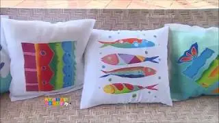 Aprenda Pintar Almofadas em Seda - Atelie na TV Especial Verão 2018