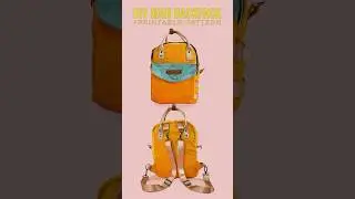 DIY Mini Backpack 🎒 #diy #sewing #backpack #backtoschool