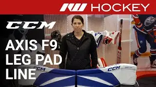 CCM Axis F9 Goalie Leg Pad Insight
