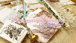 Stationary Unboxing / Haul 🌼  Lazada  🌼  Megami Tsubasa