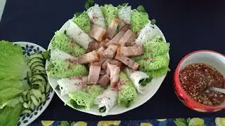 🇻🇳 B&aacute;nh Hỏi Vietnamese Crispy Pork And Soft Rice String Wrap 🇻🇳🍖🥩🌯🍚🌾
