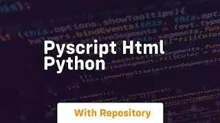 Pyscript html python