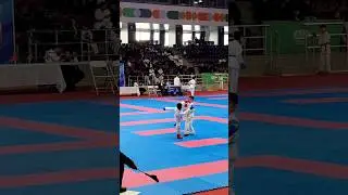 #Karate kids tournament #shorts #kick #ippon #kumite