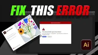 Fix This Error #adobeillustrator #adobedesign #adobe #fixthiserroradobeillustrator #fixthiserror