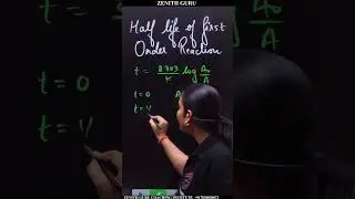 Half Life Of First Order Reaction | Chem Quick Revision 09 | Class 12 | By Nikki ma'am #chemistry