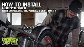 How to Install a Chopper Fender - Ian Olsen&rsquo;s Harley-Davidson Shovelhead Build - Part 4