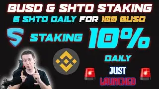 NEW BUSDM FORK ➡️ SHTO.finance JUST LAUNCHED ➡️ 6% + 10% DAILY ➡️ STAKE BUSD TO EARN $SHTO Tokens