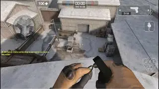 Get on the Roof in Frosty Map: Bullet Force Glitch