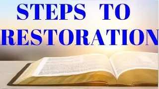 Steps to Restoration: Humility, Prayer, and Turning from Wicked Ways