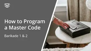 How to program a master code - Barikade Series 1 & 2
