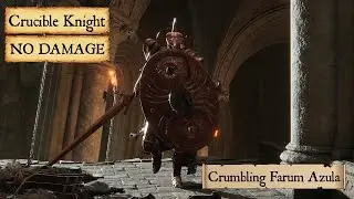 Elden Ring #272 - Crucible Knight (Crumbling Farum Azula) (2/2) [No Damage, NG+]