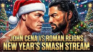 Roman Reigns vs John Cena 🔥 Epic Battle 2025🎄| WWE 2K25 #verticallive #wwe2k25 #shorts
