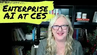 I was surprised by how much business AI there was at the show this year