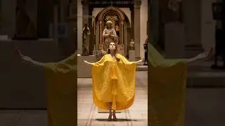 The Rarest Textile on Earth: A Golden Silk Cape Made from 1.2 Million Spiders #facts #shorts