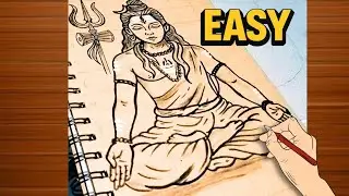 Powerful Lord Shiva Pencil Drawing | Shivratri Special Art