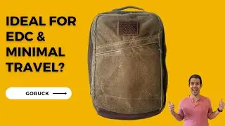 Epic Minimal Travel and EDC Backpack! Goruck x Huckberry Heritage GR2 26L Review