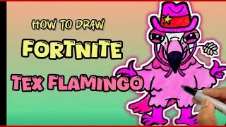 How to Draw FORTNITE Tex Flamingo | step by step drawing @Simply_art931