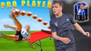 How good is a PRO SOCCER PLAYER at TEQBALL?
