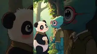 Zuzu & Pomo&rsquo;s Sparkle Jungle Adventure 🌈 | Zebra & Panda Story for Kids  #shorts  #jungleadventure