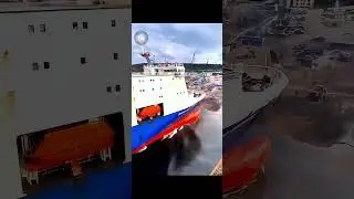 ship stranded#vessel #ship #containerships #ocean #stranded #launch #launching