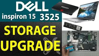 How to Upgrade Storage on Dell Inspiron 15 3525 Laptop | SSD & HDD Expansion