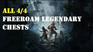 ALL 4/4 FREEROAM LEGENDARY CHESTS in Awaji (AC Shadows: Claws Of Awaji)