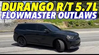 Dodge Durango R/T 5.7L HEMI V8 2019 года с FLOWMASTER OUTLAWS!