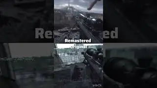 COD4 - Barrett M82 Original Vs Remastered #cod #fyp #foryou