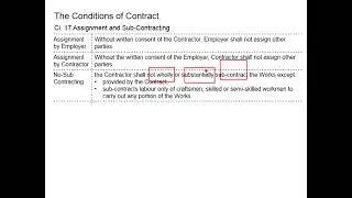 3.21 Assignment and Sub-Contracting
