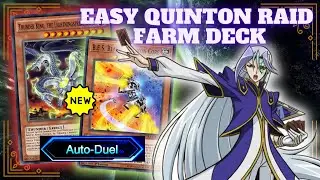 AUTO DUEL FARM !! Fast & Easy Deck For Quinton's Raid Event [Yu-Gi-Oh! Duel Links]