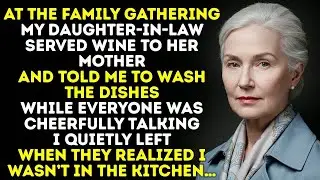 My Daughter in Law Poured Wine for Her Mother and Told Me to Wash the Dishes &mdash; So I Quietly Left