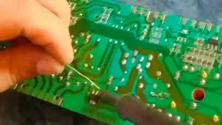 Como Cambiar Triac placa de lavarropas / Como Reparar placa de lavarropas Triac en fuga