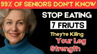 Stop Eating 7 Worst Fruits - They Are Destroying Your Leg Strength | SeniorWiseJourney