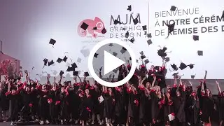 C&eacute;r&eacute;monie de remise des Titres RNCP & CSFP &agrave; l'&eacute;cole MJM Graphic Design