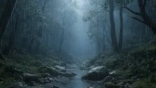 Night Rain in the Forest &ndash; Deep Sleep Soundscape