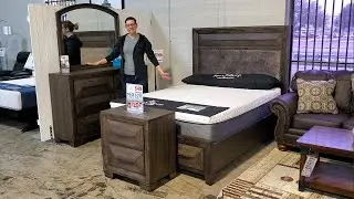 Coaster Preston Rustic Chestnut Bedroom Set