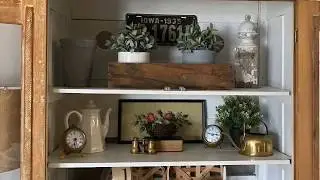 Styling A Hutch For Spring
