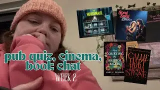 pub quiz, cinema, book chat (week 2)