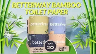 Betterway Bamboo Toilet Paper