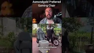 Asmondgold Reacts To Gaming Toilet Chair #gaming #games #asmongold #gamingchair