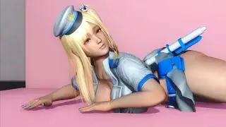 Dead or Alive 5 - Honoka : Beach Officer - Gameplay - Pole Dance
